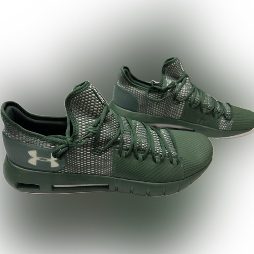 Under Armour green havoc hovr shoe 3021593-300 men’s size 18